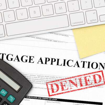 mortgage application denied paper
