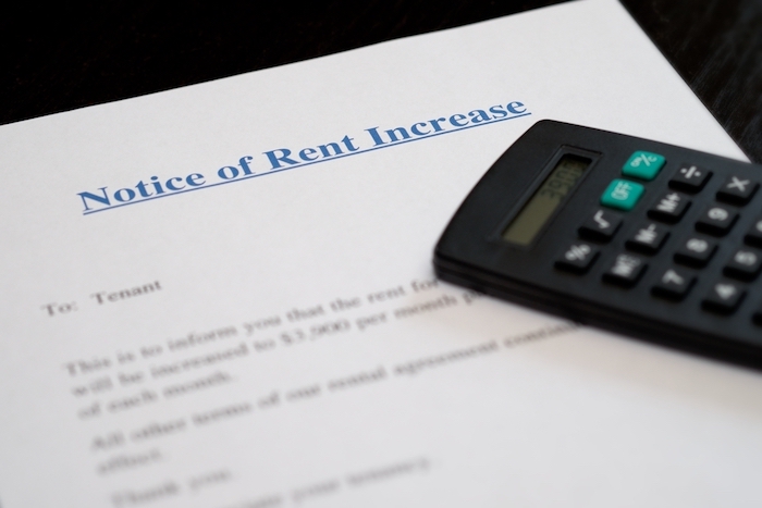 notice of rent increase document