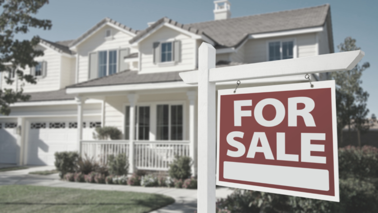 for sale sign for house