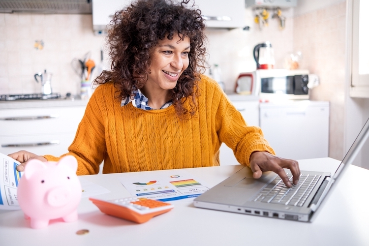 person on laptop