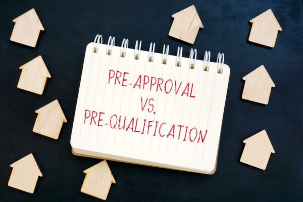 pre-approval vs pre-qualification written on paper