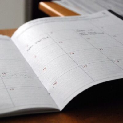 open monthly calendar