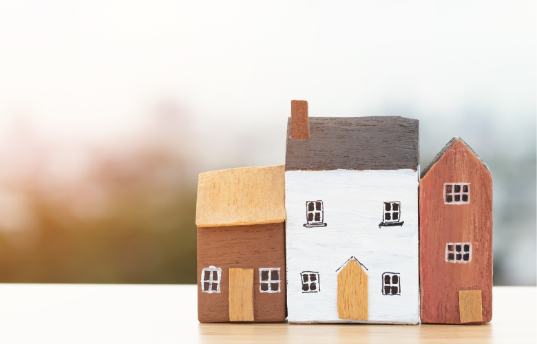 Three houses