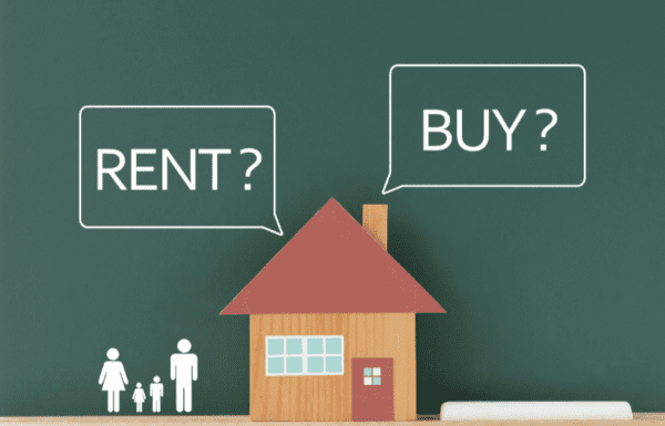 Rent or buy sign