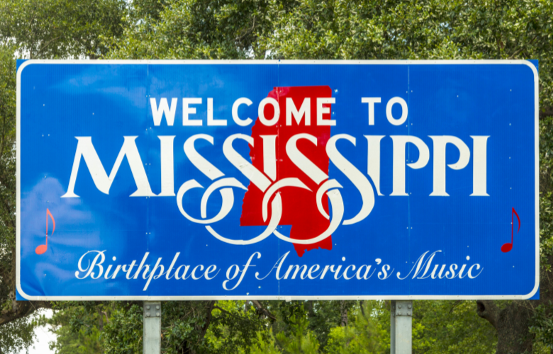 A Mississippi sign
