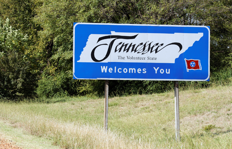 A Tennessee sign