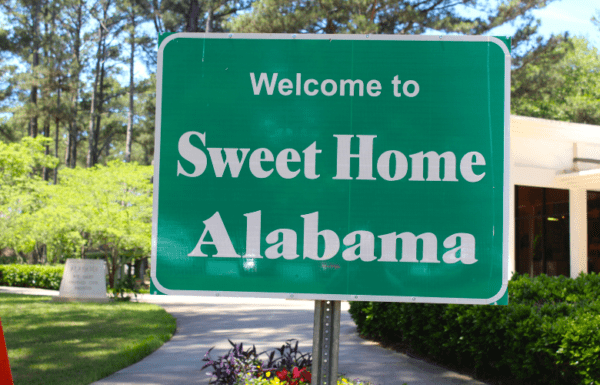 An Alabama sign