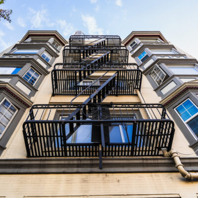 A block of apartments suitable for an FHA multifamily loan