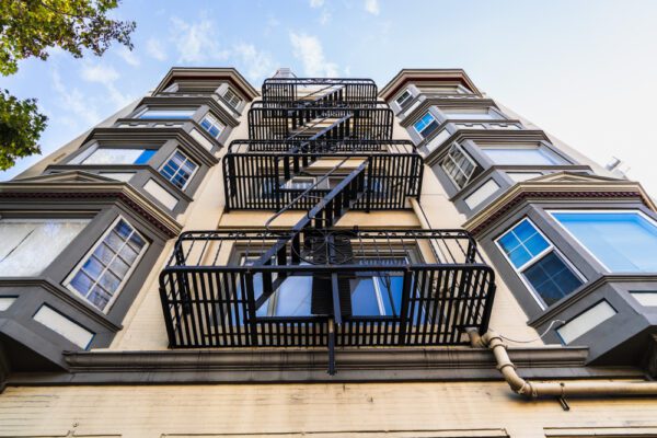 A block of apartments suitable for an FHA multifamily loan